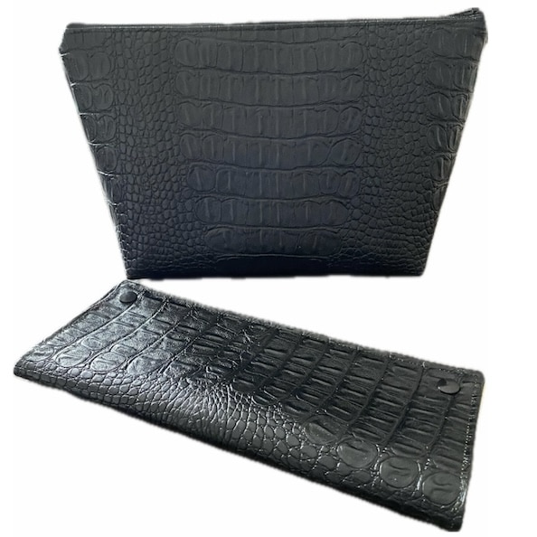 Trousse de toilette homme et sa pochette pour brosse à dents et dentifrice Ref: 80125